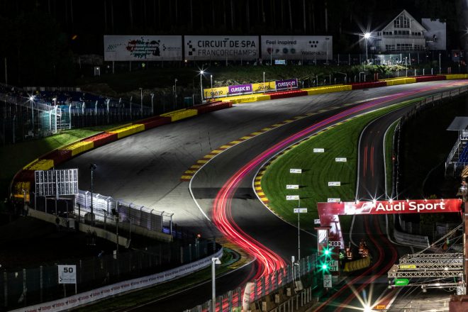 レース序盤と終盤にスパらしい突然の大雨に見舞われた2021年のスパ24時間レース