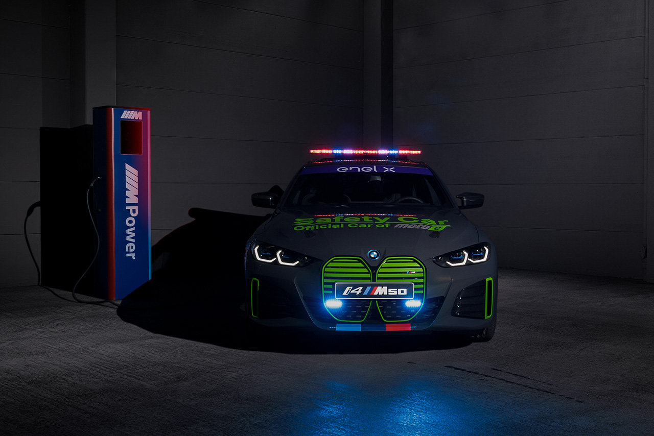 2021MotoE第5戦オーストリア大会からセーフティカーとしてデビューするBMW i4 M50