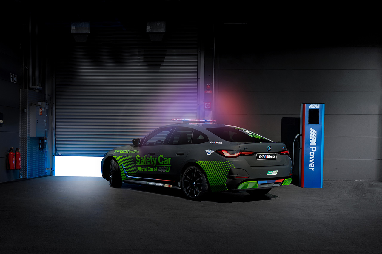 2021MotoE第5戦オーストリア大会からセーフティカーとしてデビューするBMW i4 M50