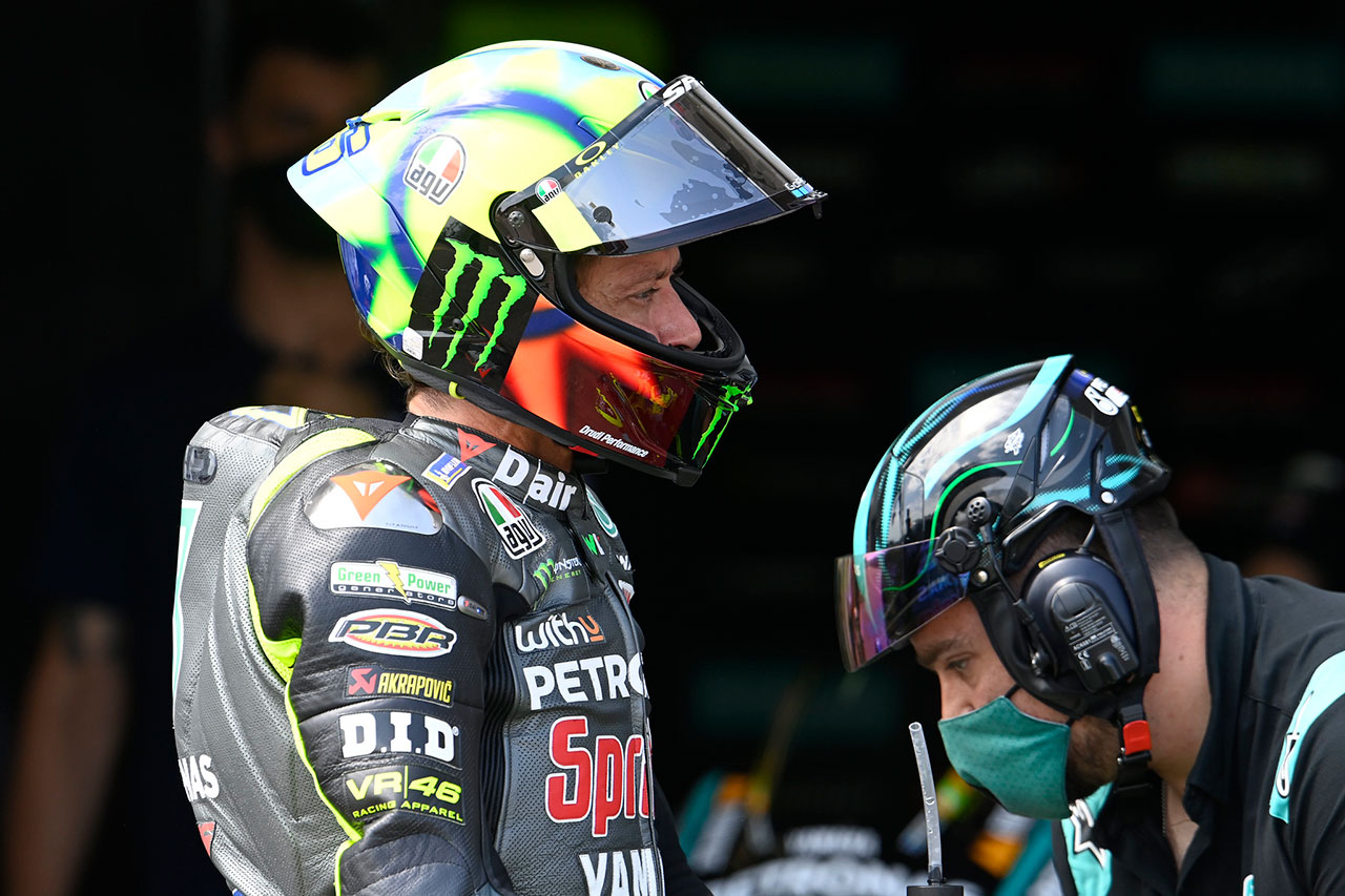 2021MotoGP：バレンティーノ・ロッシ（ペトロナス・ヤマハSRT）