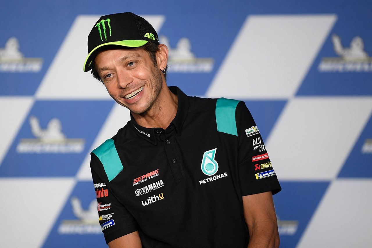 2021年限りでMotoGPから現役引退することを発表したバレンティーノ・ロッシ