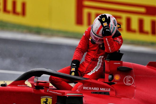 ストロールさんに追突されたルクレールさんもリタイアに