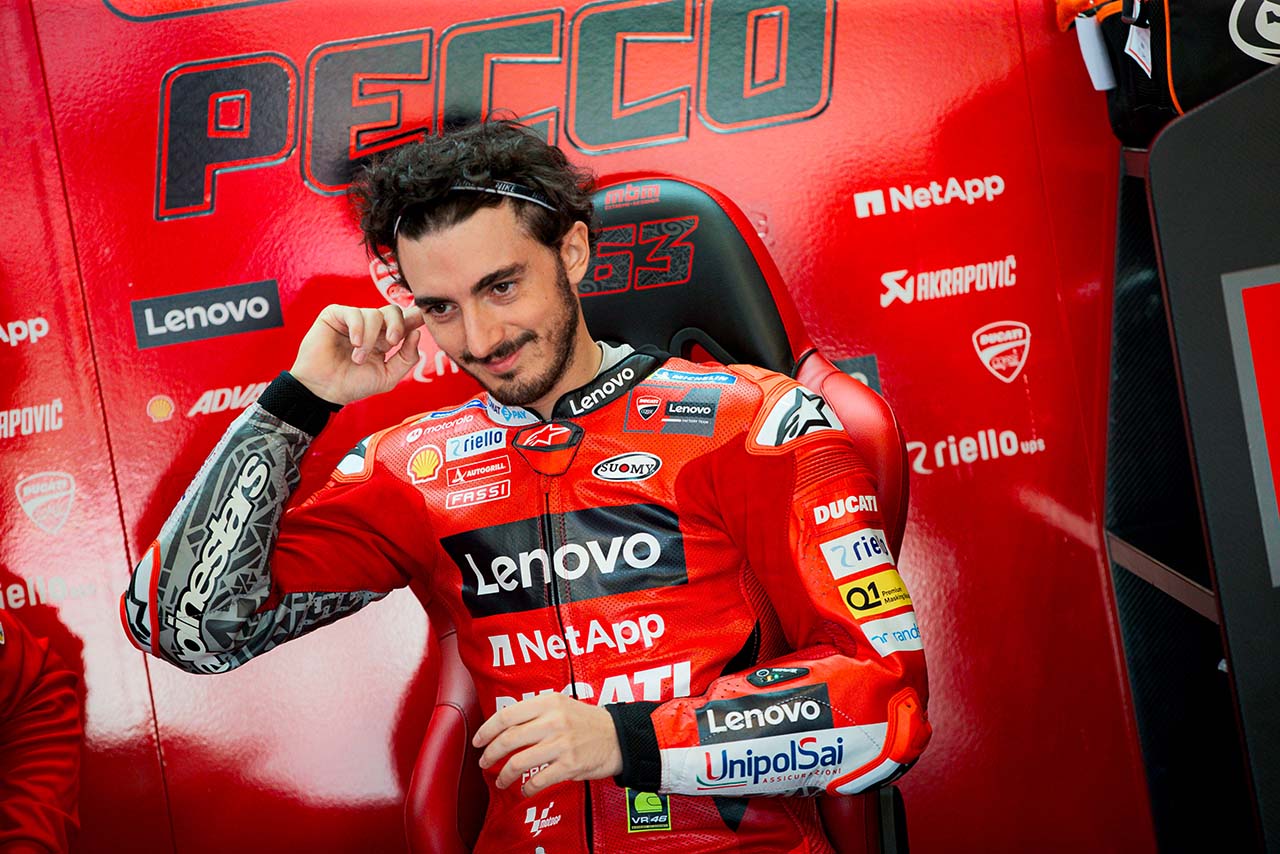 2021年MotoGP第10戦スティリアGP：フランセスコ・バニャイア（ドゥカティ・レノボ・チーム）