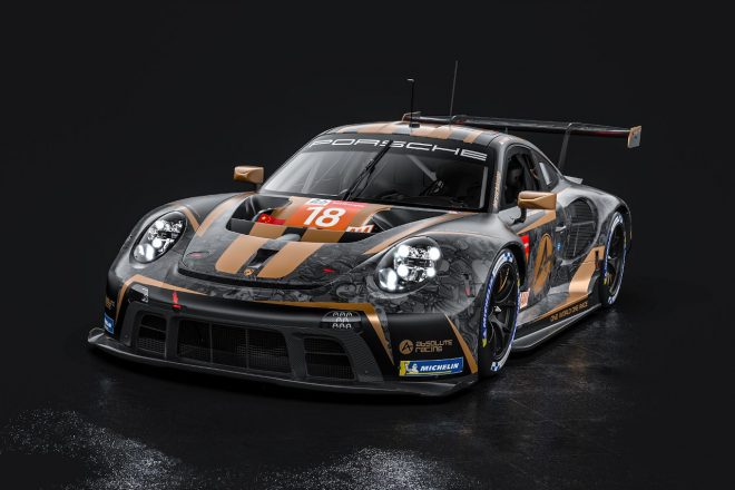 アブソリュート・レーシングの18号車ポルシェ911 RSR-19　カラーリングイメージ
