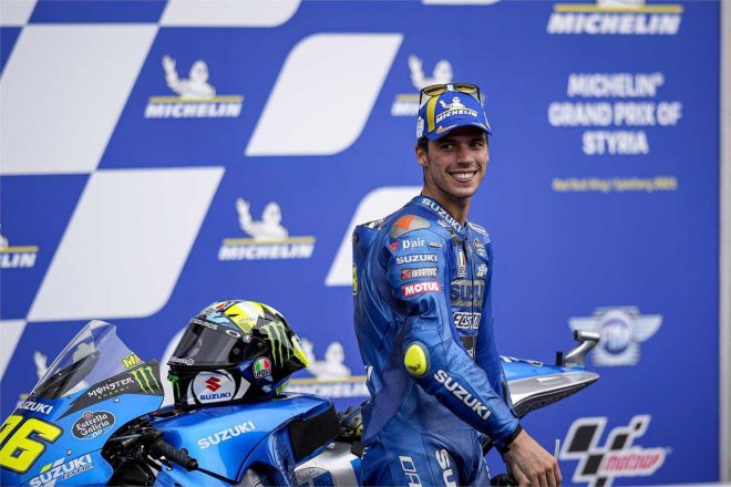 2021年MotoGP第10戦スティリアGP ジョアン・ミル(チーム・スズキ・エクスター)