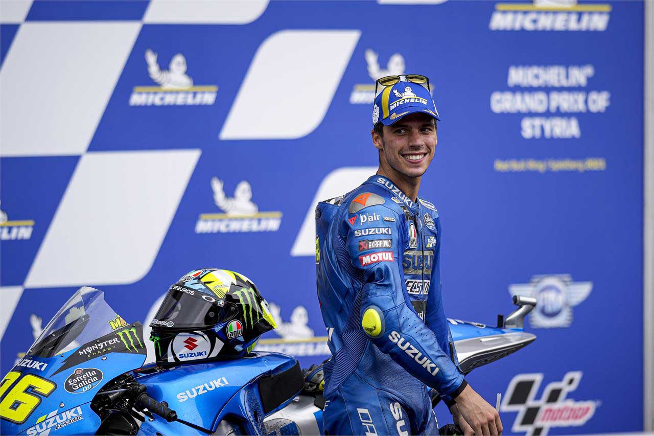 2021年MotoGP第10戦スティリアGP　ジョアン・ミル（チーム・スズキ・エクスター）