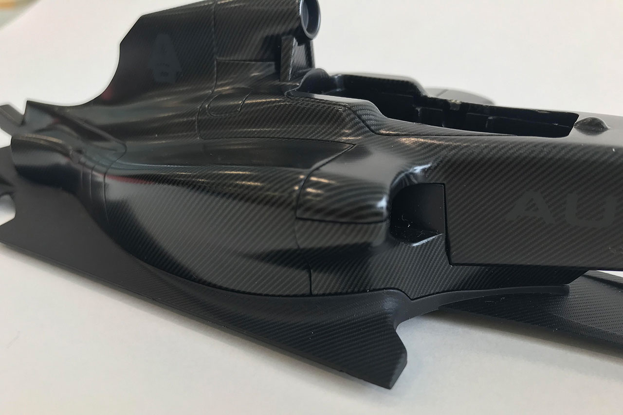 AUTOart フォーミュラ・モノコック テープディスペンサー（カーボンブラック）