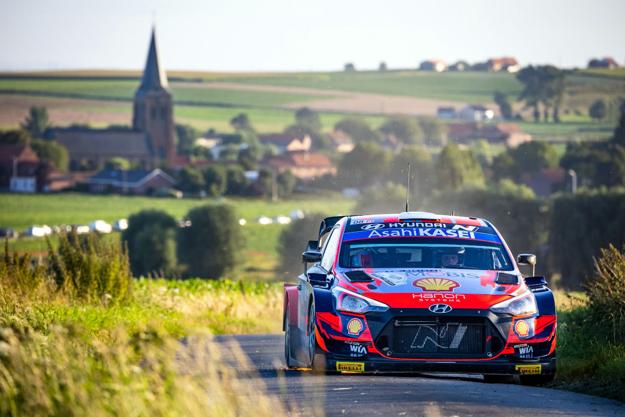 オット・タナク（ヒュンダイi20クーペWRC）　2021年WRC第8戦ベルギー
