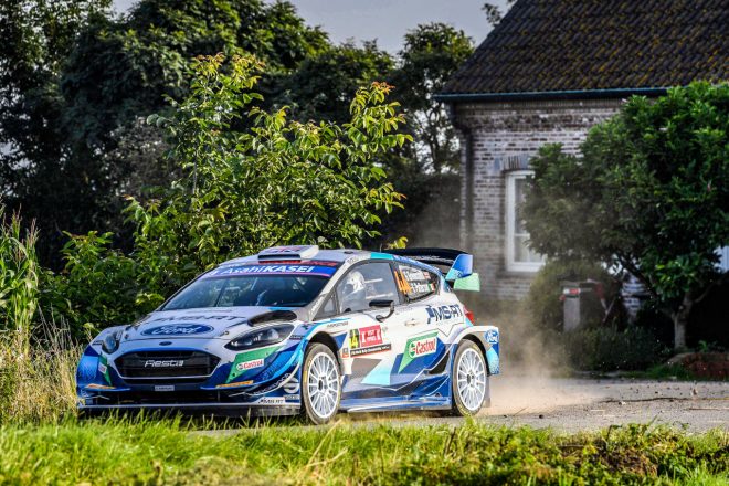 ガス・グリーンスミス（フォード・フィエスタWRC）　2021年WRC第8戦ベルギー