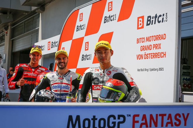 2021MotoGP第11戦オーストリアGP Moto3 予選トップ3