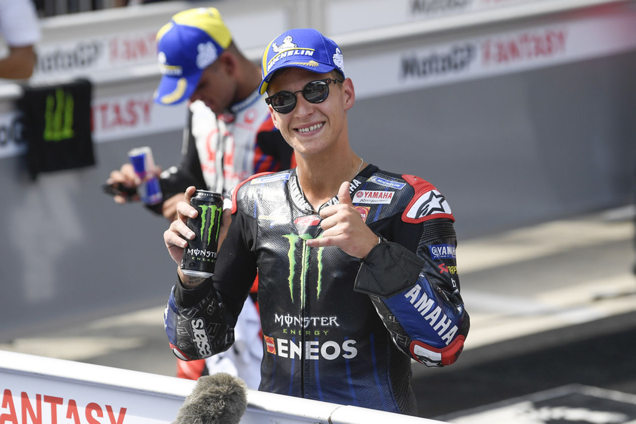 2021年MotoGP第11戦オーストリアGP：ファビオ・クアルタラロ（モンスターエナジー・ヤマハMotoGP）