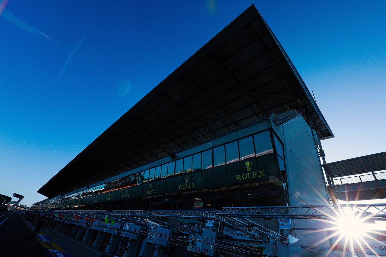 テストデーを前にした、ル・マン、サルト・サーキットの様子