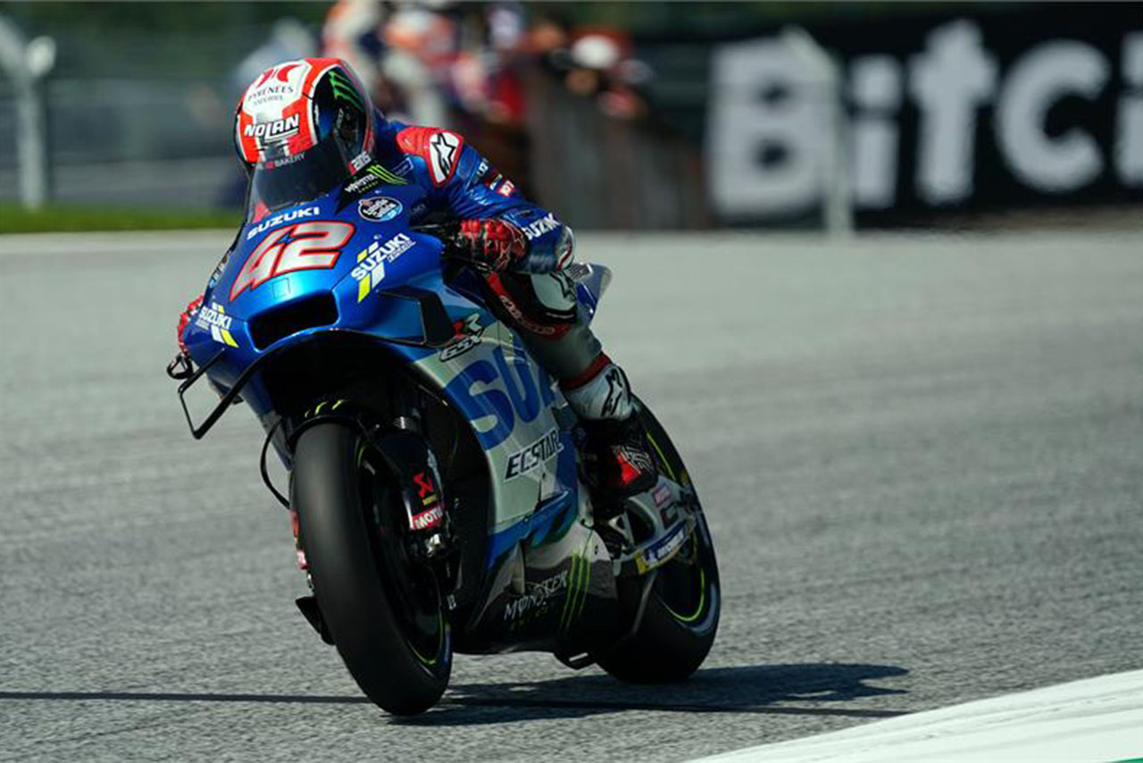 2021年MotoGP第11戦オーストリアGP：アレックス・リンス（チーム・スズキ・エクスター）
