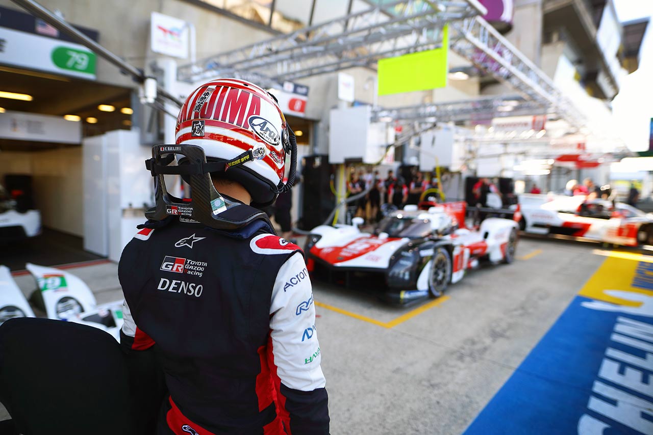 テストデーのセッション1でトップタイムをマークしたトヨタGAZOO Racingの8号車GR010ハイブリッド