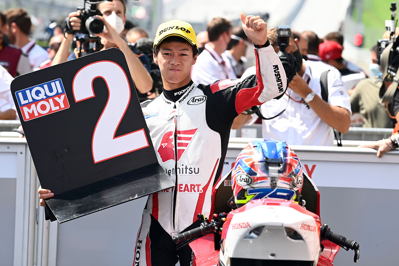 Moto2初の表彰台を獲得した小椋藍（IDEMITSU Honda Team Asia）／2021MotoGP第11戦オーストリアGP