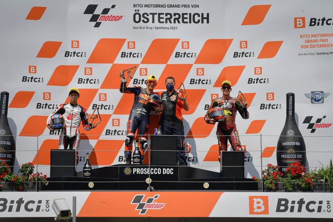 Moto2初の表彰台を獲得した小椋藍（IDEMITSU Honda Team Asia）／2021MotoGP第11戦オーストリアGP