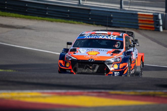 オット・タナク（ヒュンダイi20クーペWRC）　2021年WRC第8戦ベルギー
