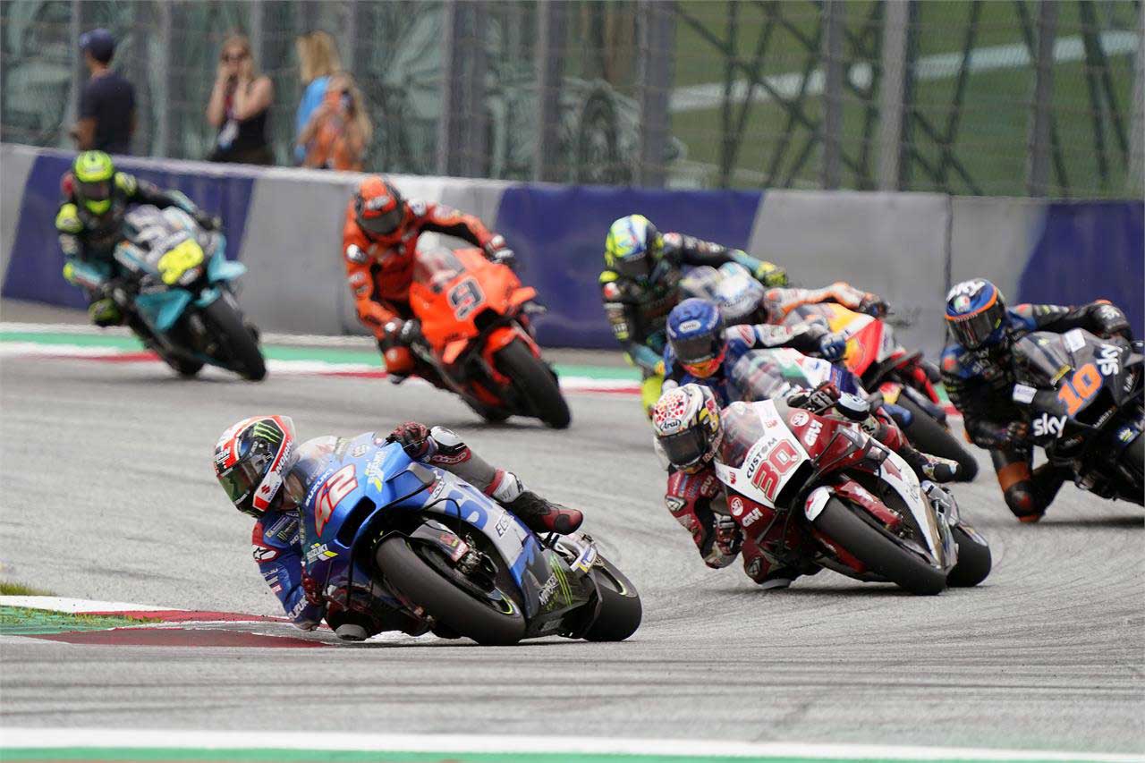 2021年MotoGP第11戦オーストリアGP　アレックス・リンス（チーム・スズキ・エクスター）