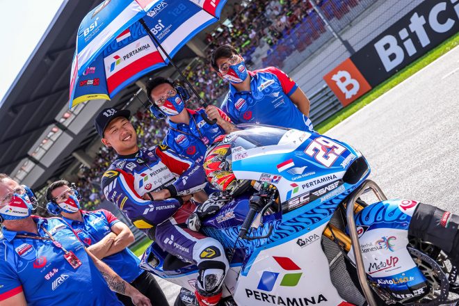 Moto2：羽田太河（Pertamina Mandalika SAG Teluru）／MotoGP第11戦オーストリアGP