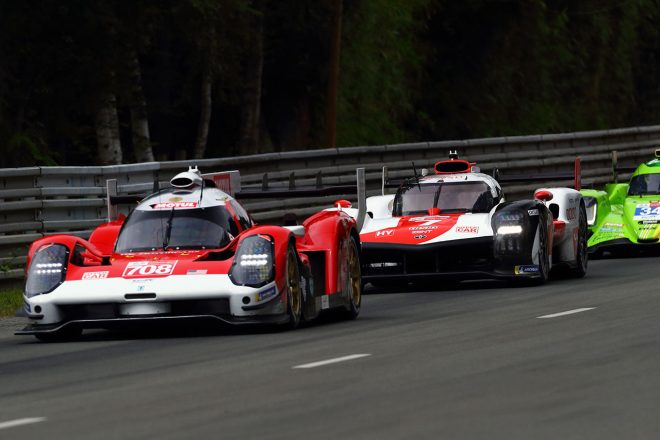 グリッケンハウス007 LMHとトヨタGR010ハイブリッド