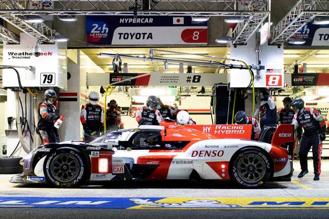 FP4最速タイムをマークした8号車GR010ハイブリッド