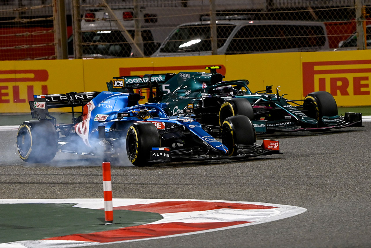 フェルナンド・アロンソ（アルピーヌ）＆セバスチャン・ベッテル（アストンマーティン）