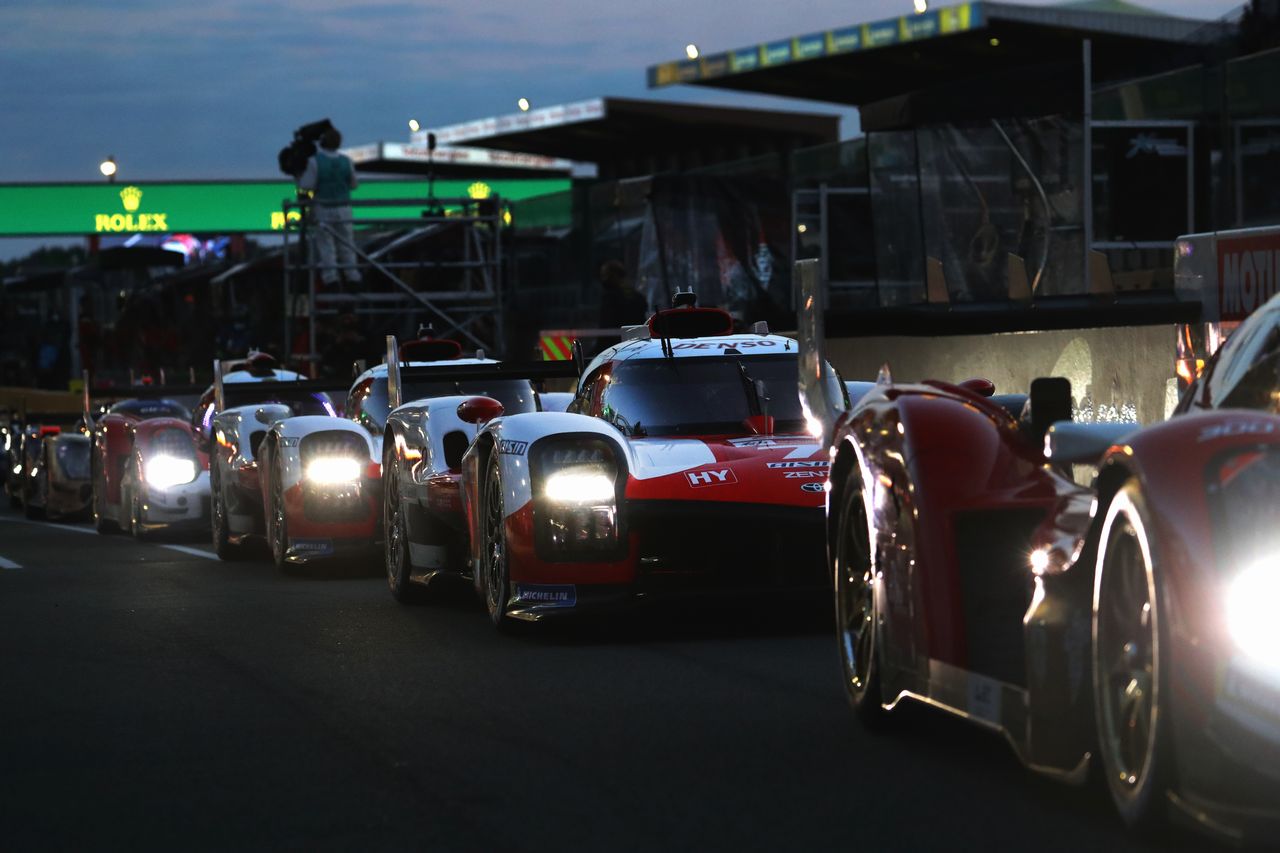 第89回ル・マン24時間レースのポールポジションを獲得したTOYOTA GAZOO Racingの7号車トヨタGR010ハイブリッド