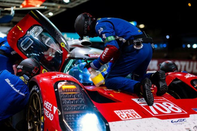 アルピーヌと3番手争いを繰り広げたグリッケンハウス・レーシングの708号車グリッケンハウス007 LMH