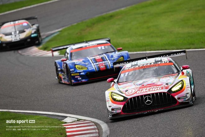 2021スーパーGT第3戦鈴鹿　グッドスマイル 初音ミク AMG（谷口信輝／片岡龍也）