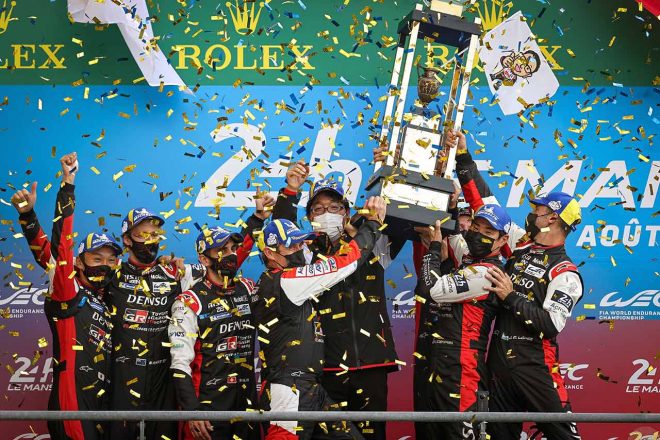 ワン・ツー・フィニッシュを達成したトヨタGAZOO Racing