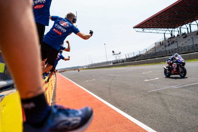 2021年SBK第7戦スペイン　トプラク・ラズガットリオグル（Pata Yamaha with BRIXX WorldSBK）がレース2で優勝を飾る