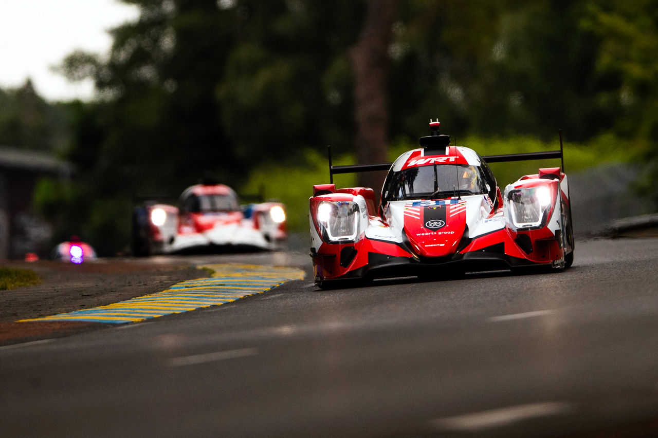 LMP2クラスウイナーとなったチームWRTの31号車オレカ07・ギブソン（ロビン・フラインス／フェルディナンド・ハプスブルグ／シャルル・ミレッシ組）