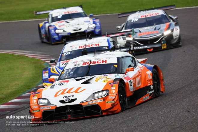 2021スーパーGT第3戦鈴鹿　au TOM’S GR Supra（関口雄飛／坪井翔）