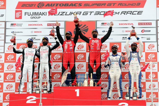 2021スーパーGT第3戦鈴鹿はニッサンGT-R勢が表彰台を独占した