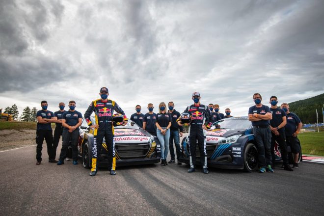 兄ティミーの地元戦初制覇に向け、必勝体制を敷いてきたHansen World RX Team