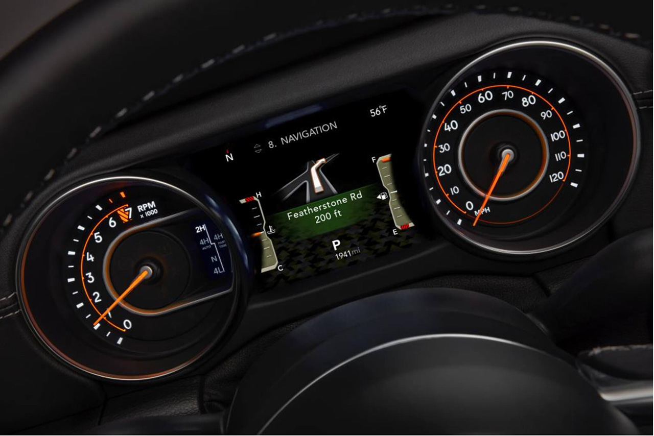 フルカラー7インチマルチビューディスプレイ