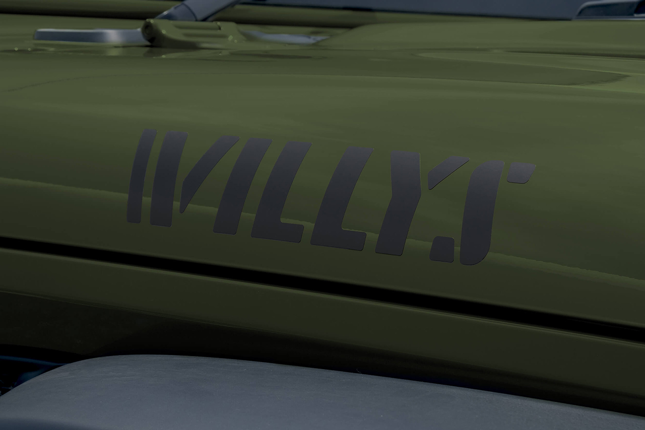 WILLYSボンネットデカール