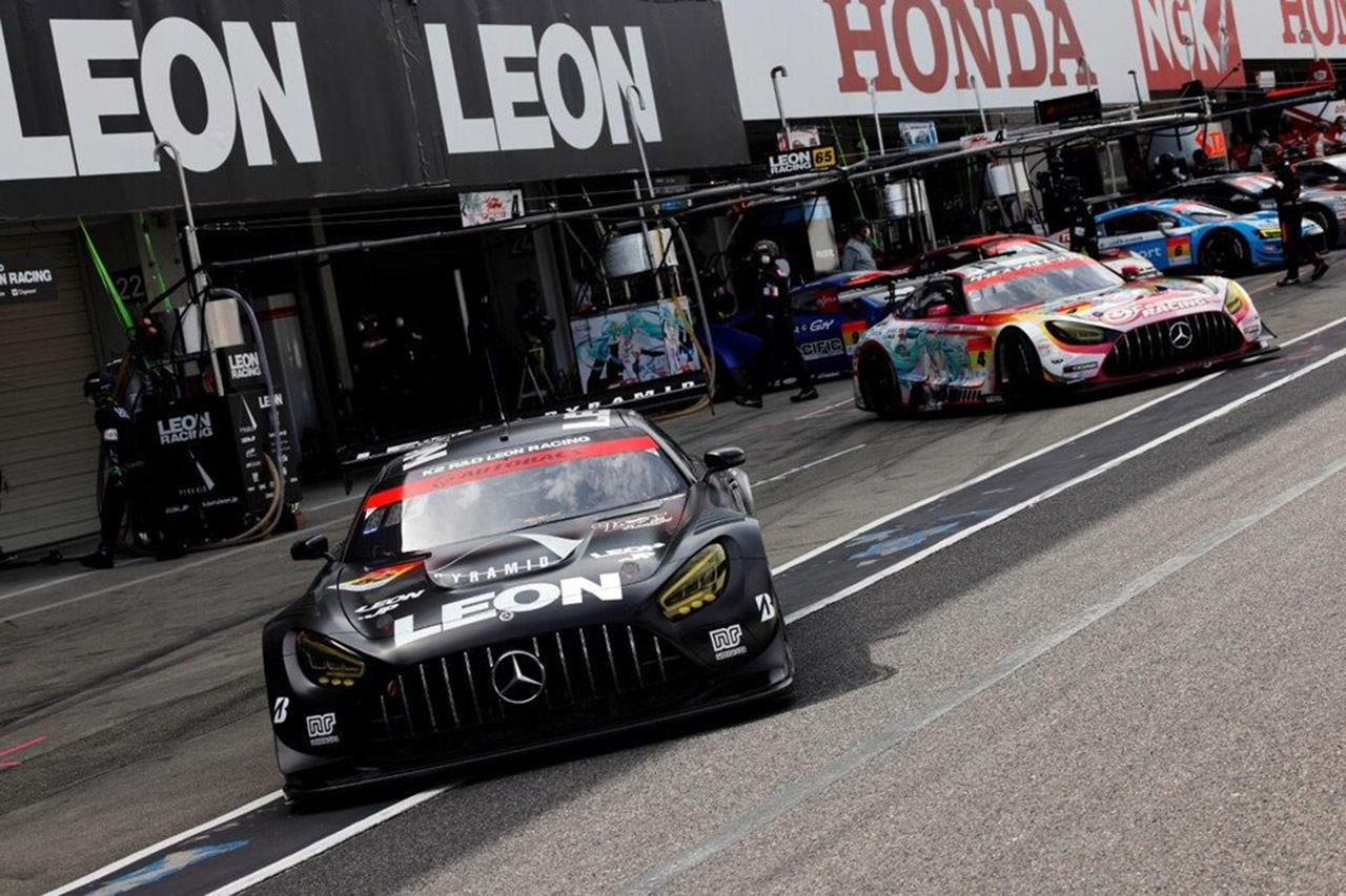 2021スーパーGT第3戦鈴鹿　LEON PYRAMID AMG（蒲生尚弥／菅波冬悟）