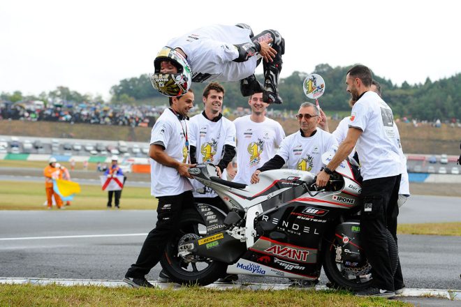 2015年に日本GPでMoto2チャンピオンに輝いたヨハン・ザルコ