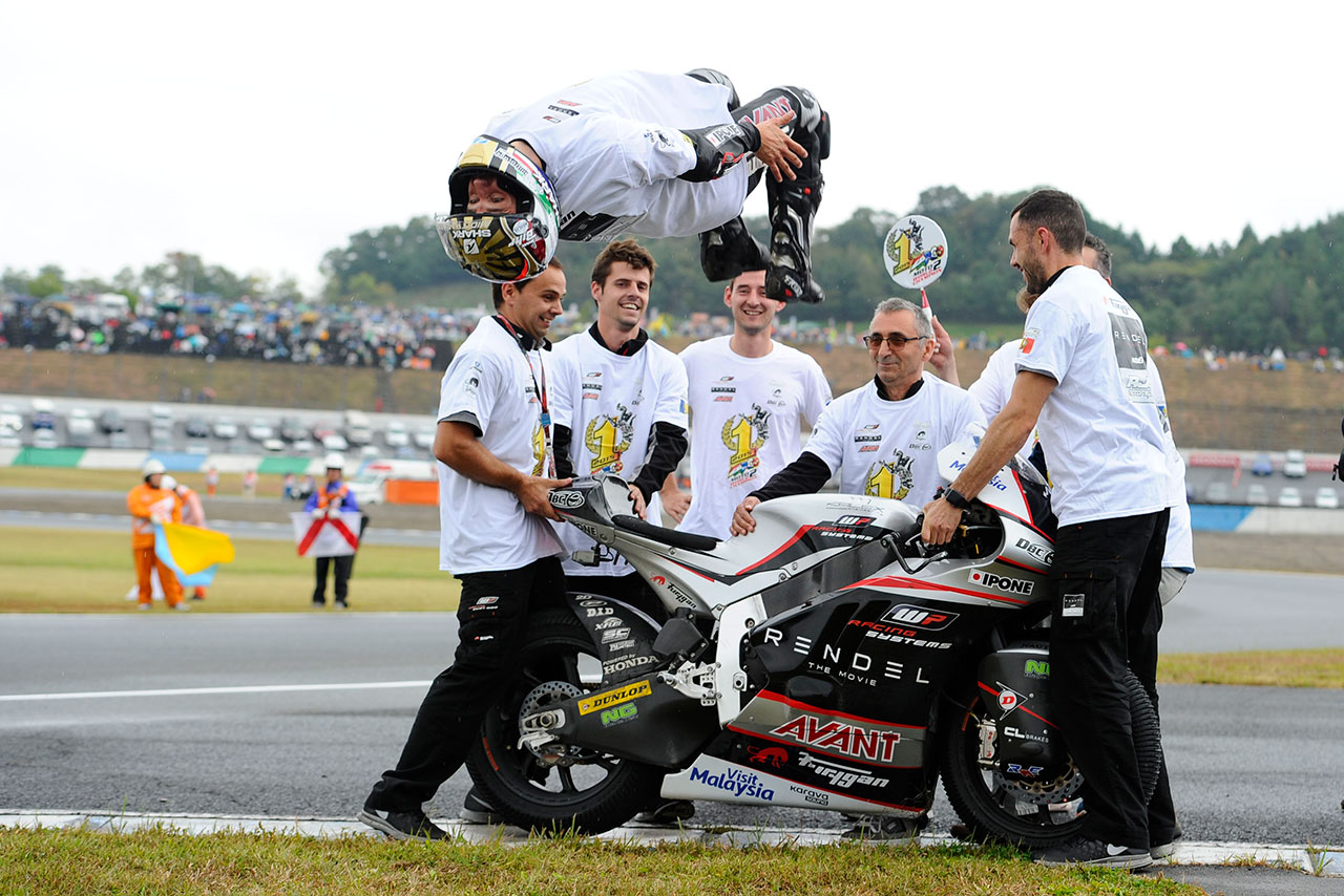 2015年に日本GPでMoto2チャンピオンに輝いたヨハン・ザルコ