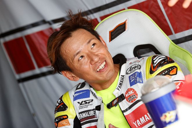 中須賀克行（YAMAHA FACTORY RACING TEAM）／2021年全日本ロード 岡山公開テスト1日目