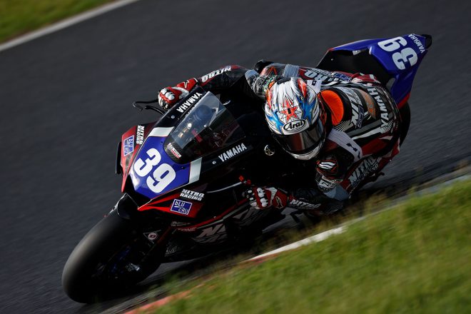 岡本裕生（bLUcRUニトロレーシング 51ガレージ YAMAHA）／2021年全日本ロード 岡山公開テスト1日目