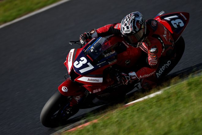 渡辺一馬（Astemo Honda Dream SIR）／2021年全日本ロード 岡山公開テスト1日目