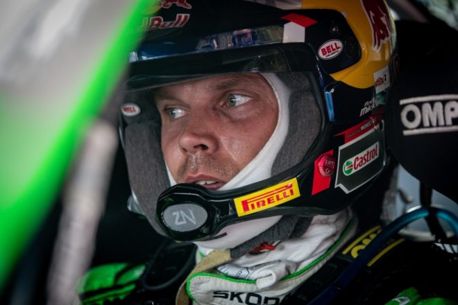 第3戦ローマでは「ターマックのリズムが掴めず」苦戦したアンドレアス・ミケルセン（シュコダ・ファビアRally2 Evo／Toksport WRT）だが、思わぬチャンス到来の格好に