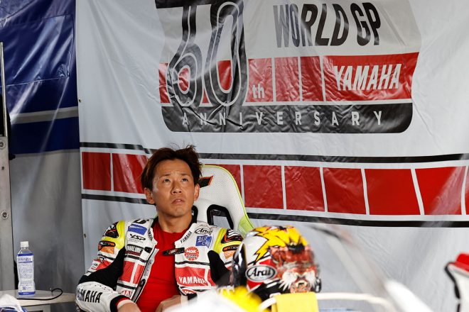 中須賀克行（YAMAHA FACTORY RACING TEAM）／2021年全日本ロード 岡山公開テスト2日目