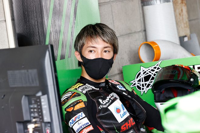 岩戸亮介（Vamos Racing Kawasaki #64）／2021年全日本ロード 岡山公開テスト2日目