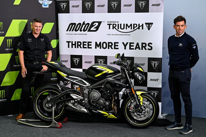 トライアンフ、Moto2エンジンサプライヤーに関して2022年から2024年まで契約延長に合意