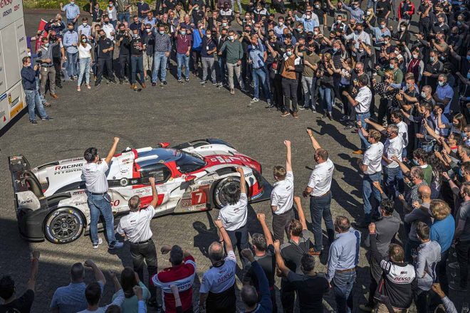 ドイツ・ケルンのTGR-Eへと凱旋したル・マン優勝車両、7号車GR010ハイブリッド