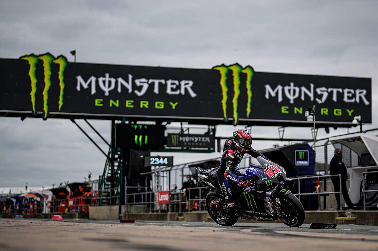 2021年MotoGP第12戦イギリスGP　ファビオ・クアルタラロ（モンスターエナジー・ヤマハMotoGP）