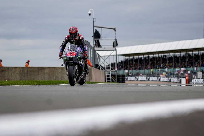 2021年MotoGP第12戦イギリスGP　ファビオ・クアルタラロ（モンスターエナジー・ヤマハMotoGP）